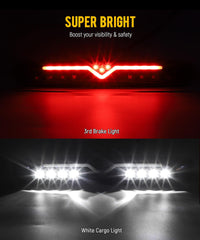 Partsam detailed shot of LED array demonstrating bright, consistent brake illumination