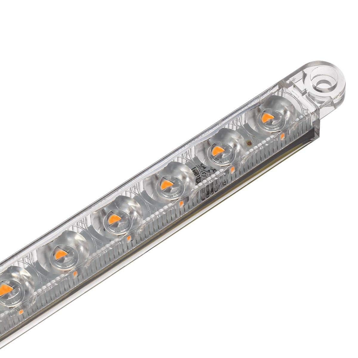 Partsam macro of 2835 SMD LEDs showing bright emitters and improved output