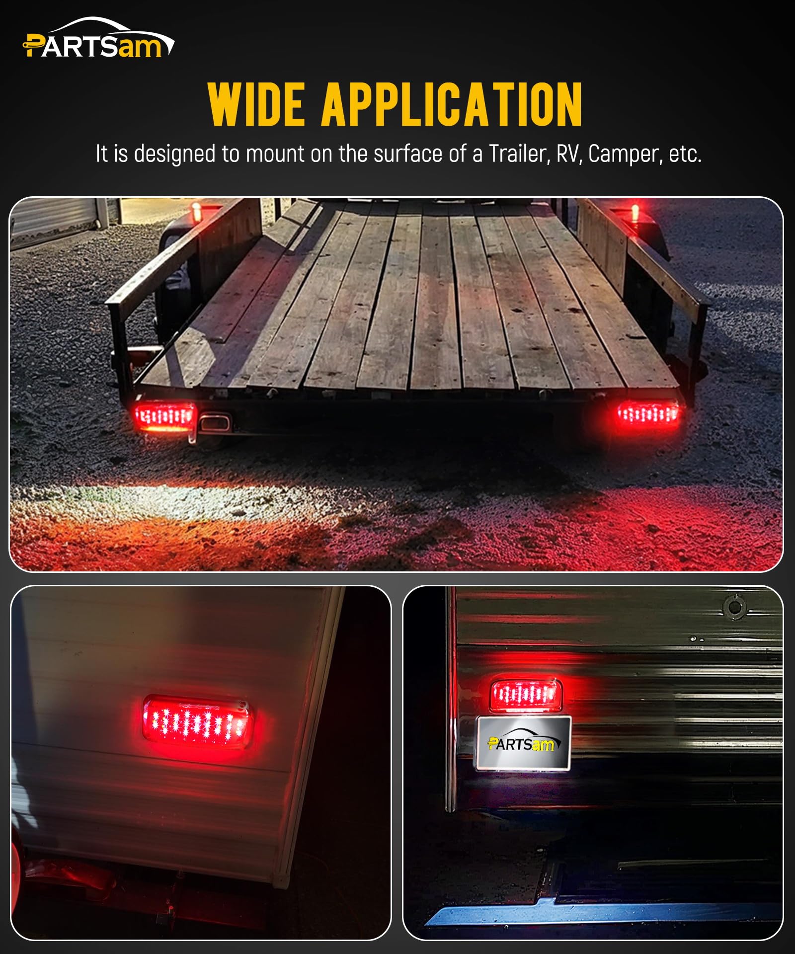 Partsam installed on an RV camper illustrating practical on-vehicle use