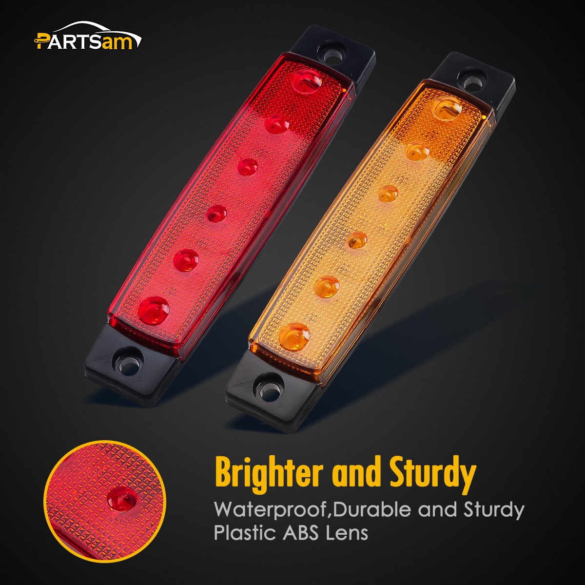 Partsam packaged kit with screws and foam tape for multi-point installs