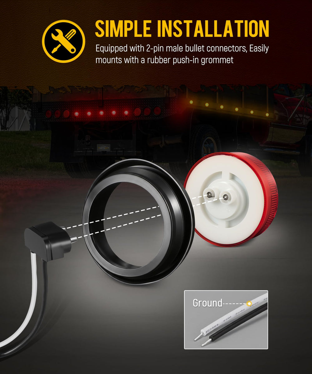 Partsam kit packaging with eight lamps and plugs for fleet readiness