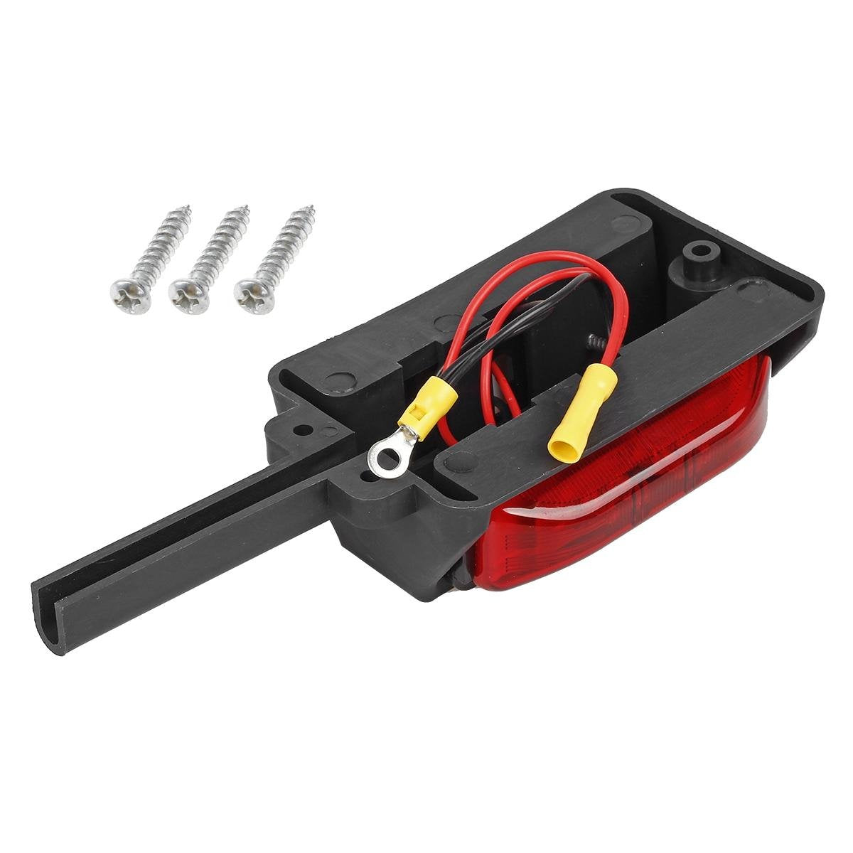 Partsam size comparison next to ruler showing compact bracket for easy installation