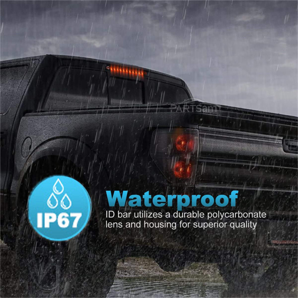 Partsam sealed lens joint showing waterproof protection benefit