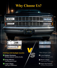 Partsam sequential turn signal in motion for clearer directional communication