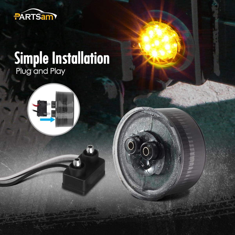 Partsam side profile with grommet showing secure recessed mount benefit