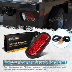 Partsam side profile with rubber grommet showing sealed fit and vibration protection