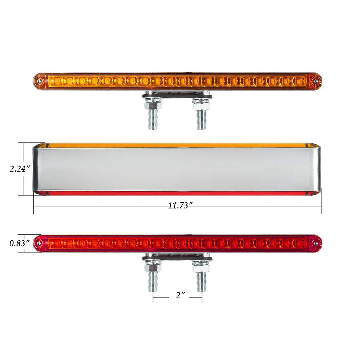 Partsam next to ruler showing 11-3/4 inch length for quick size and fit assessment