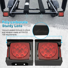 Partsam heavy-duty steel mounting box detail for durable attachment