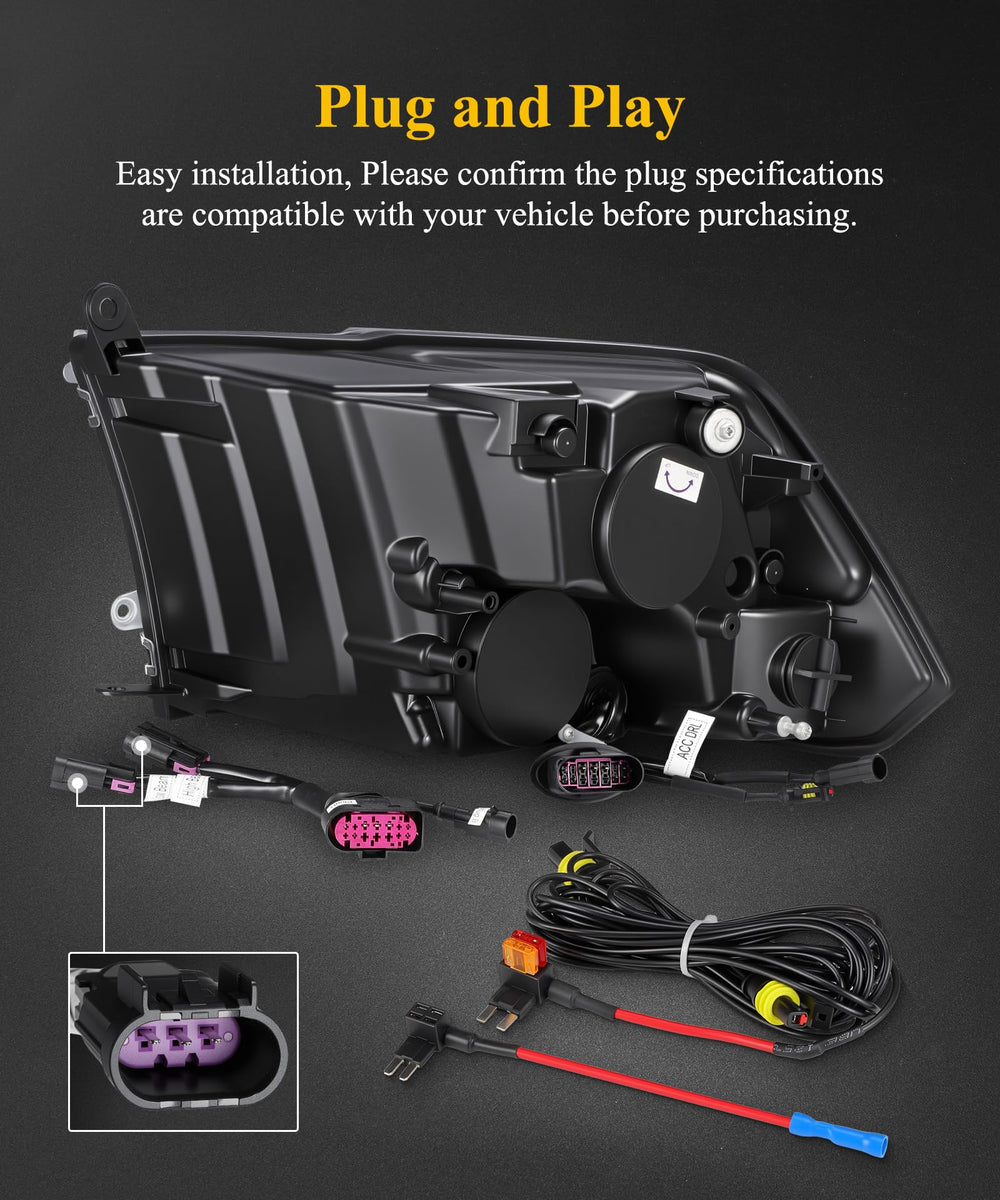 Partsam headlight submerged briefly to show IP67 waterproof protection