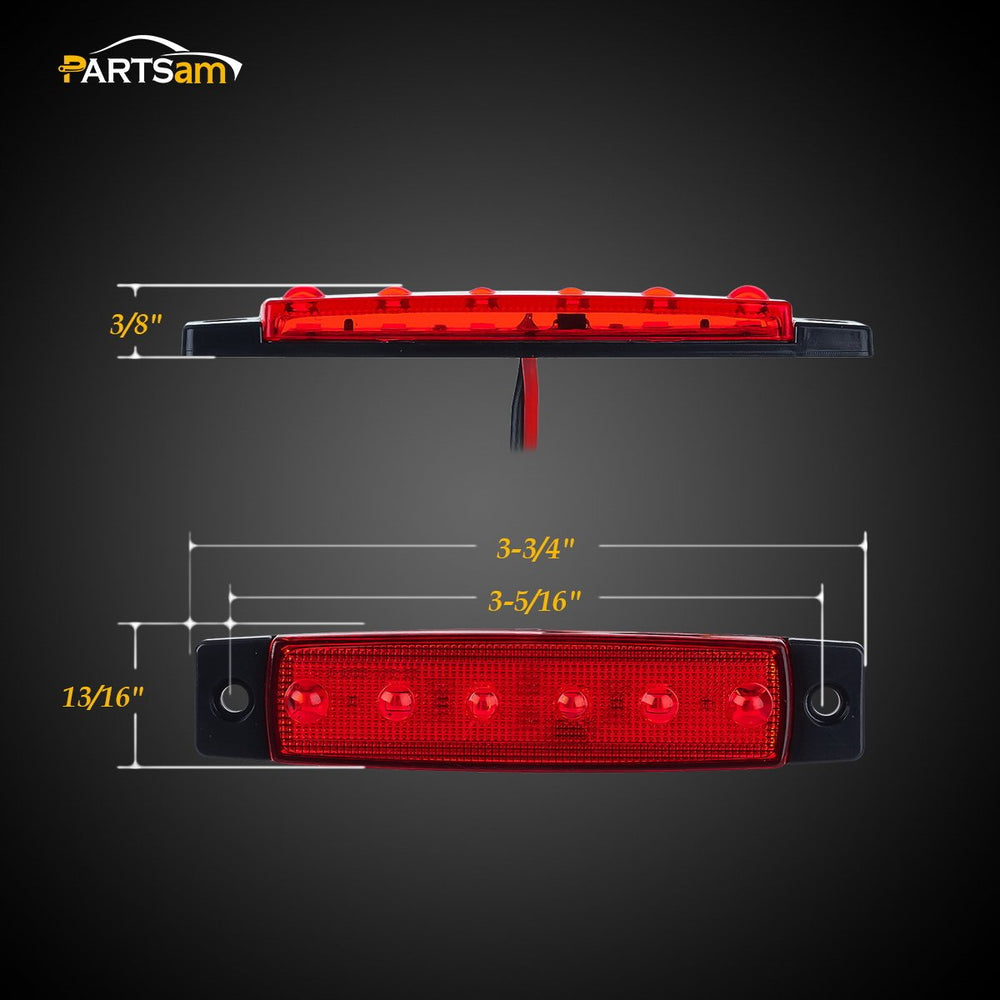 Partsam wiring and peel-off gasket detail for easy waterproof installation