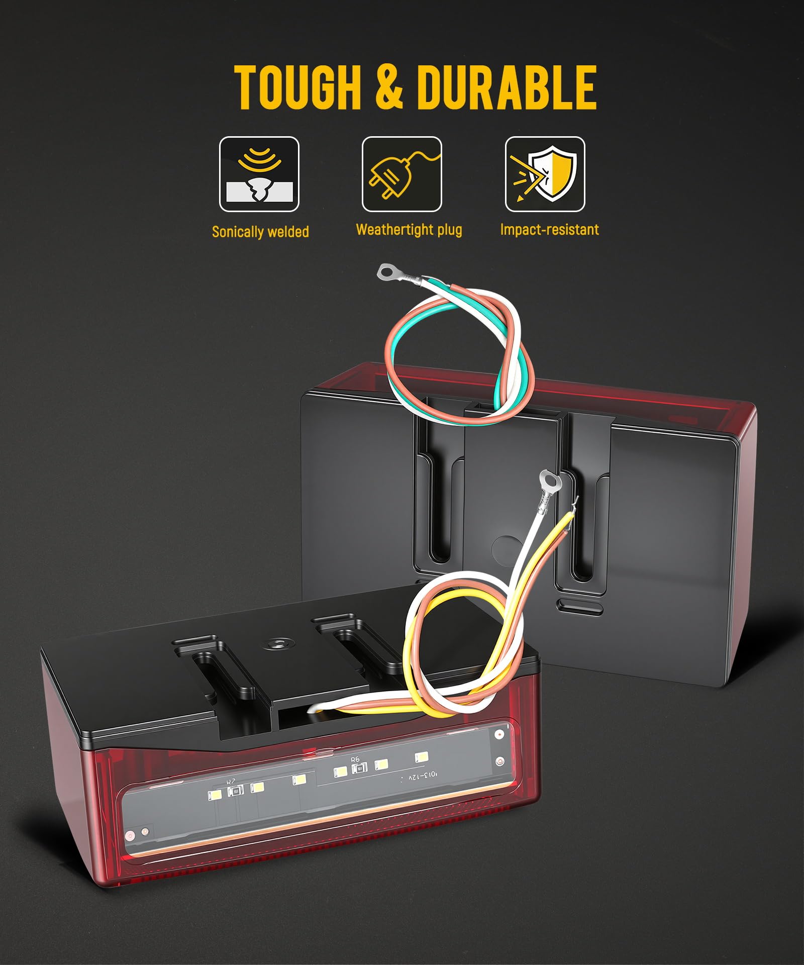 Partsam 25ft wiring harness with 4-pin connector for easy hookup