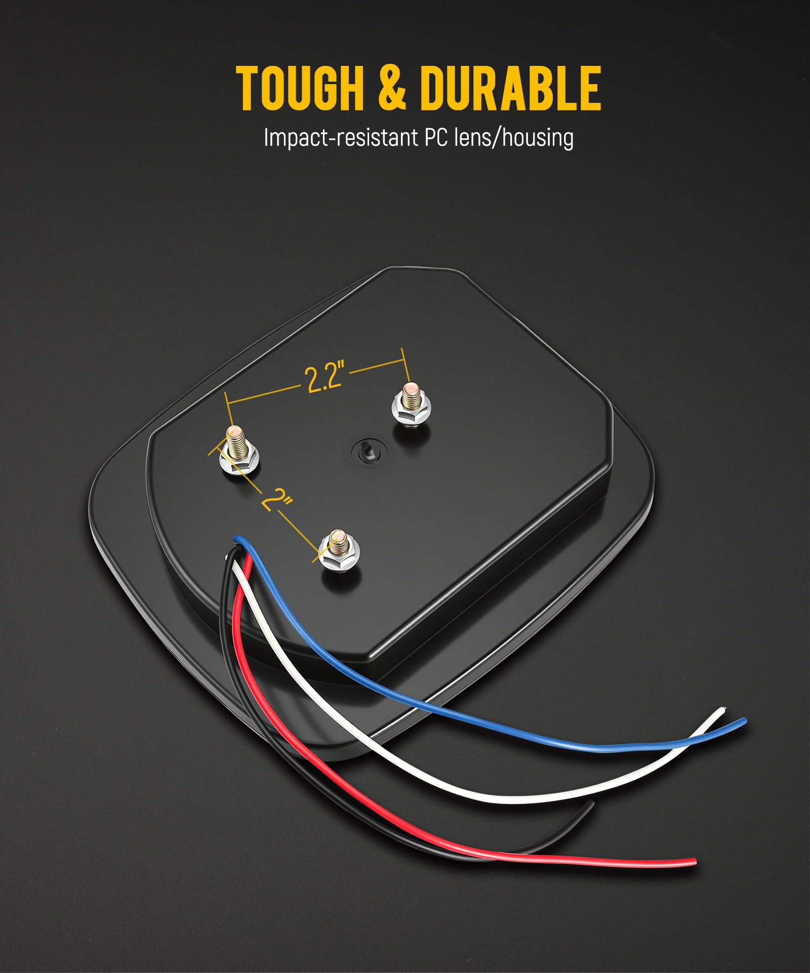 Partsam wiring harness close-up showing labeled wires for easy installation