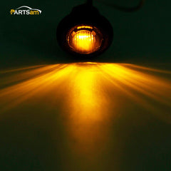 Partsam wiring leads visible with white negative and black positive for easy installation