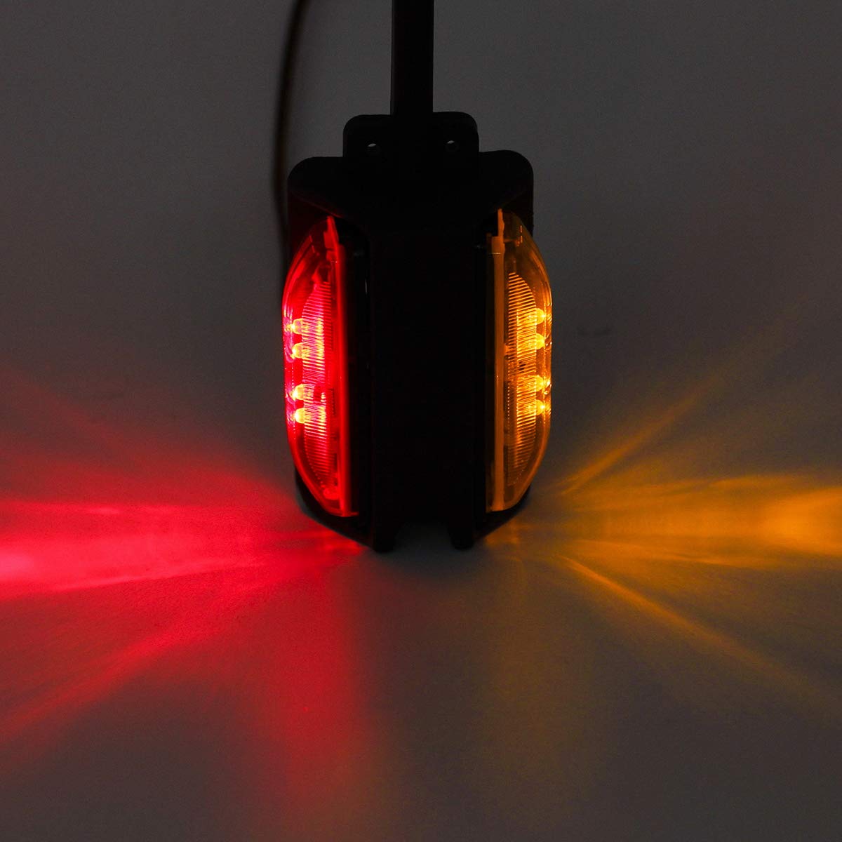 Partsam pre-wired red and black leads visible for fast, simple electrical connection