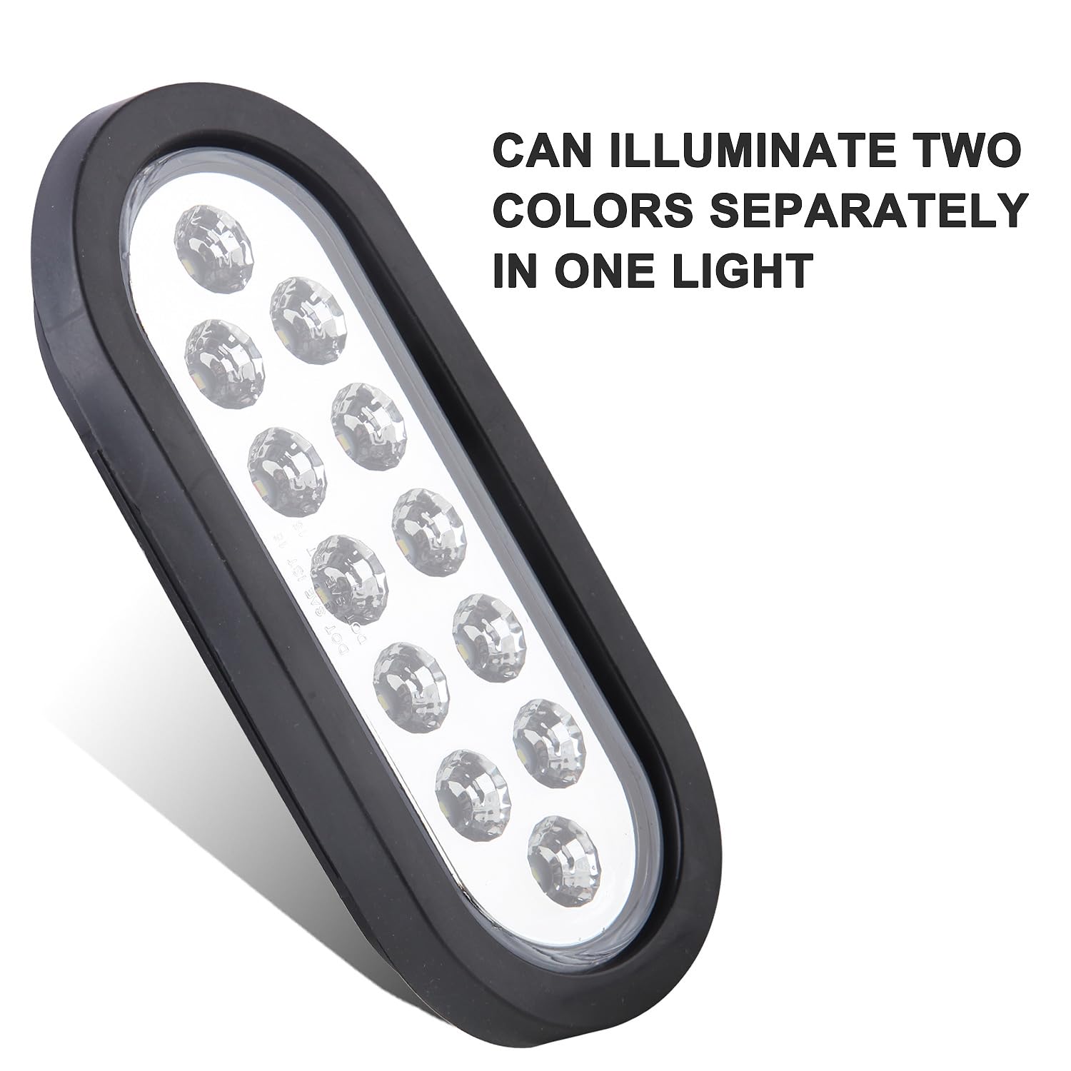 Partswcgg close-up of LED lens and reflector detail, enhances light output clarity