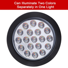 Partswcgg close-up of LED lens texture demonstrating concentrated light output