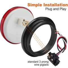 Partswcgg rubber grommet and flush-mount profile for secure fit