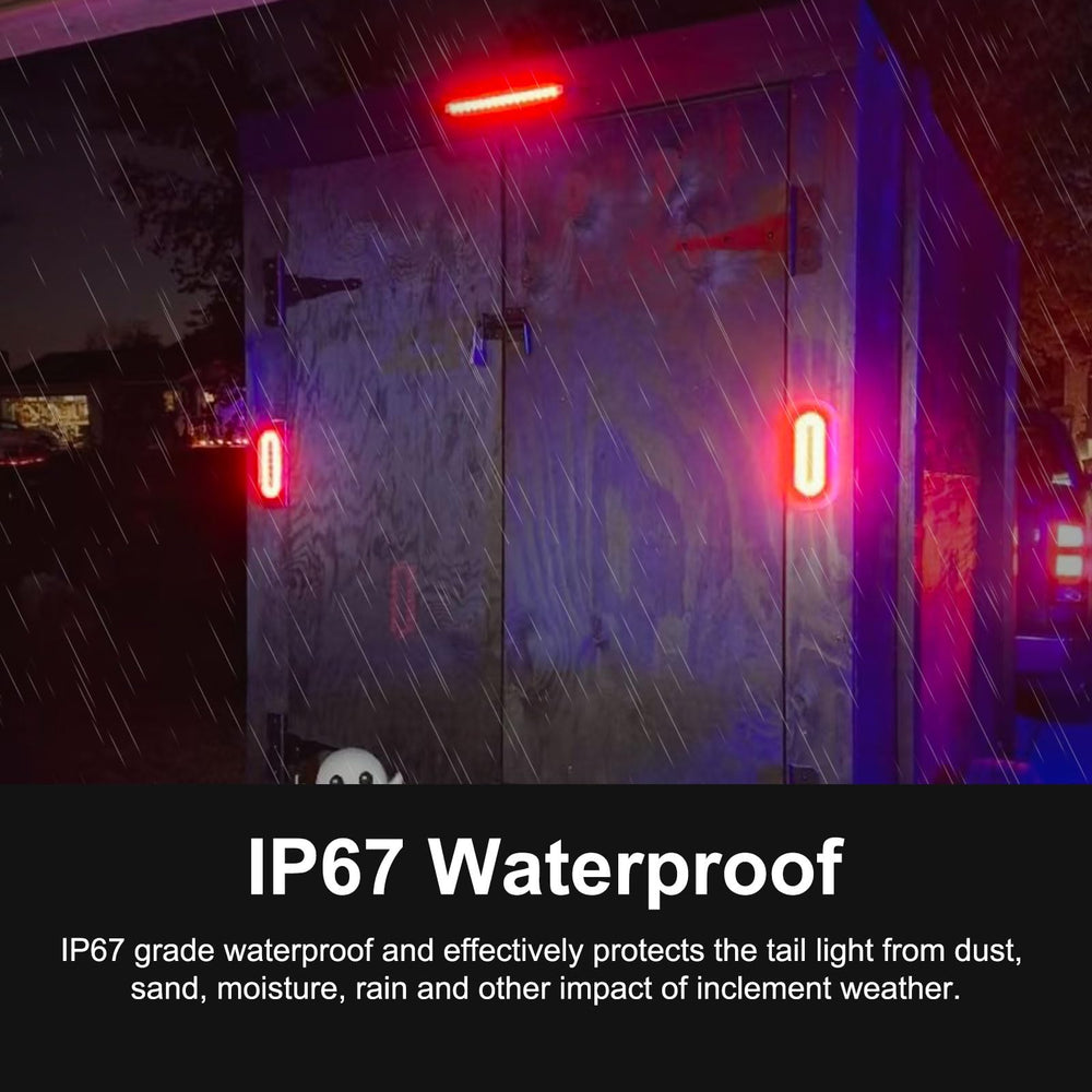 Partswcgg installed lights on trailer showing real-world fitment and enhanced rear illumination for safety
