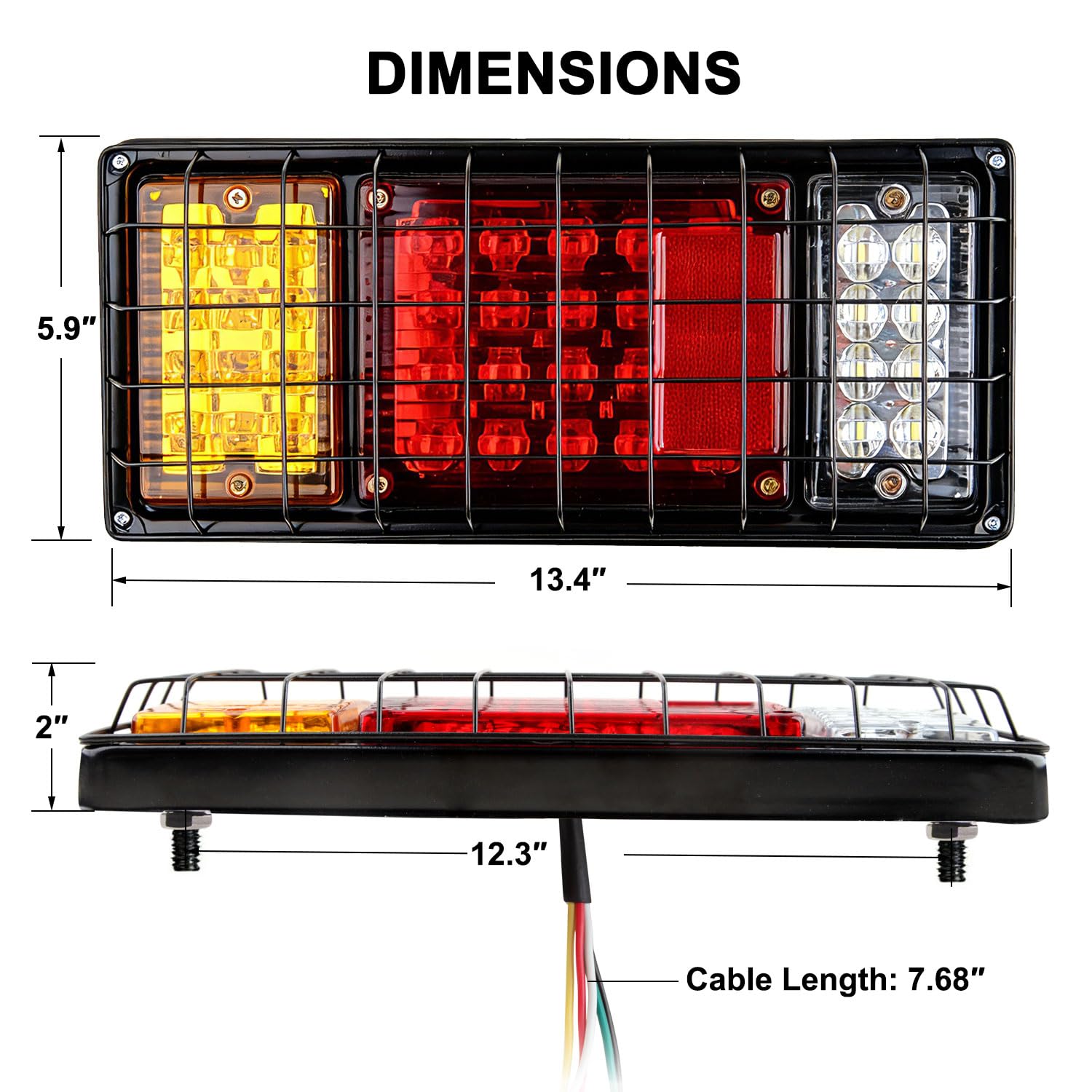 Partswcgg five‑wire harness closeup showing color‑coded wiring for easy hookup