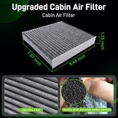partszen engine filter installed in airbox demonstrating easy replacement process