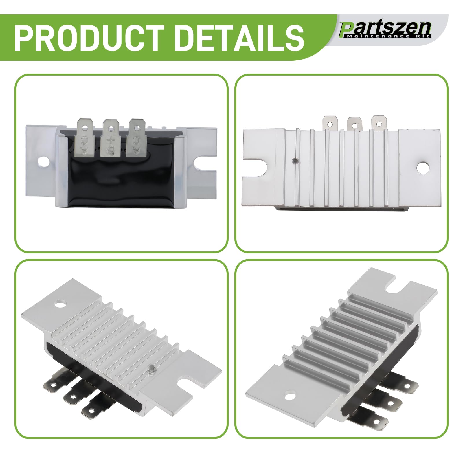 partszen regulator mounting holes and bracket for secure OEM-style installation