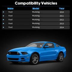 Pasangui installed on Mustang front demonstrating improved alignment benefit