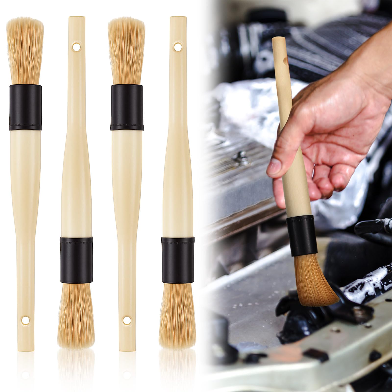 Patelai front packaging showing four brushes and benefits