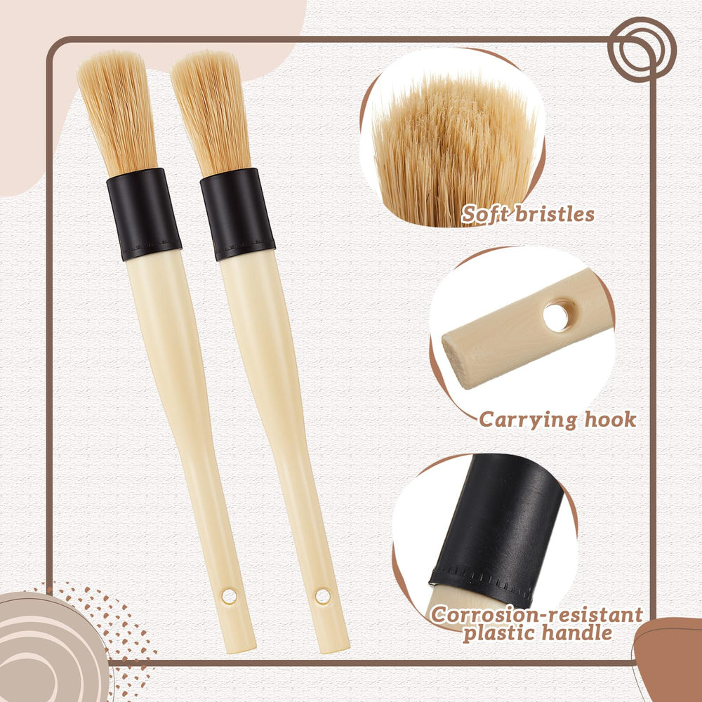 Patelai brush head next to ruler to show precise scale