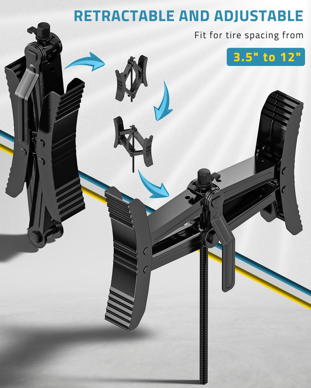 PAULINN side profile highlighting X-shape frame that distributes load and increases stability