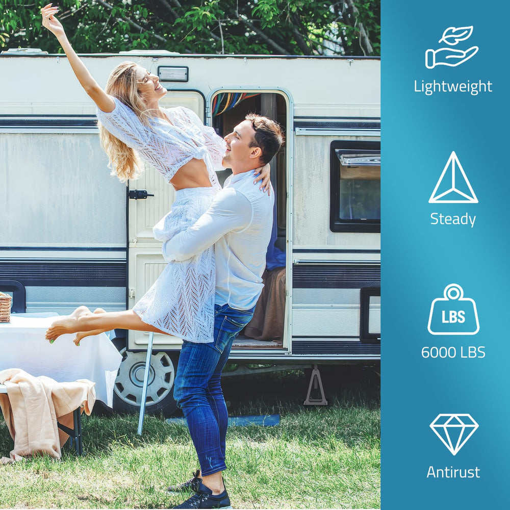 PAULINN stacked jacks in storage saving space in RV compartments for convenience