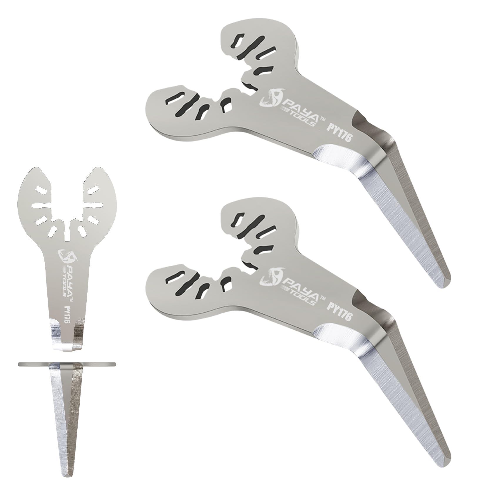 PAYA TOOLS front packaging showing two L-shaped scrapers and benefits