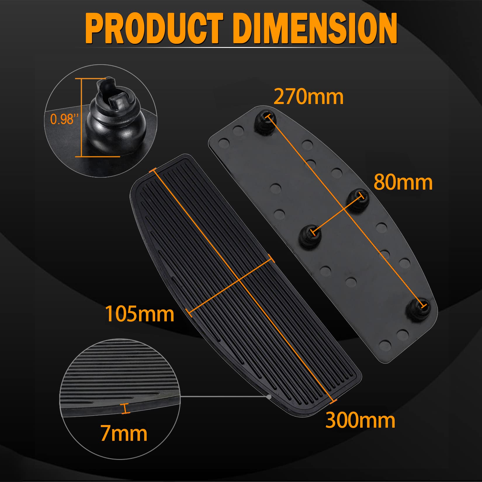 PBYMT side profile showing insert thickness and vibration cushioning benefit