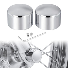 PBYMT front axle nut covers packaging showing included screws and wrench, protects hardware