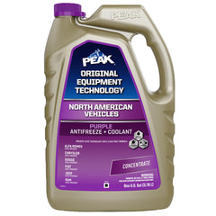 PEAK OET front bottle view showing purple concentrate and clear labeling for correct selection