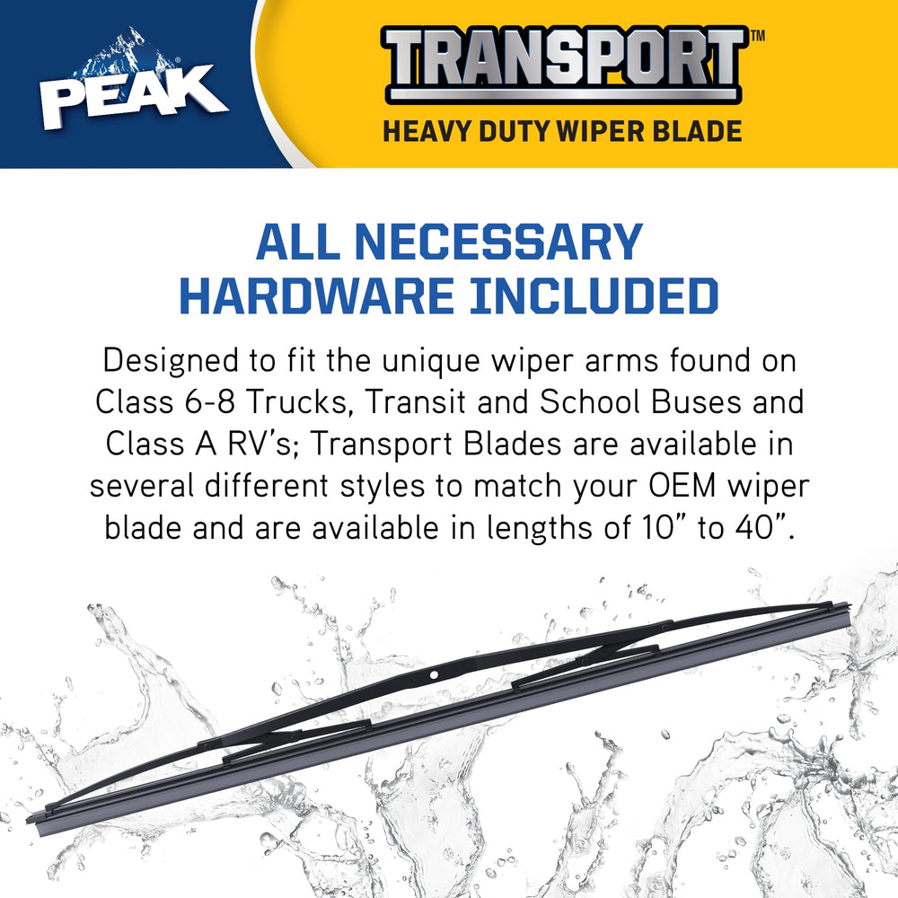 PEAK Transport adapters and hardware laid out showing easy installation advantage