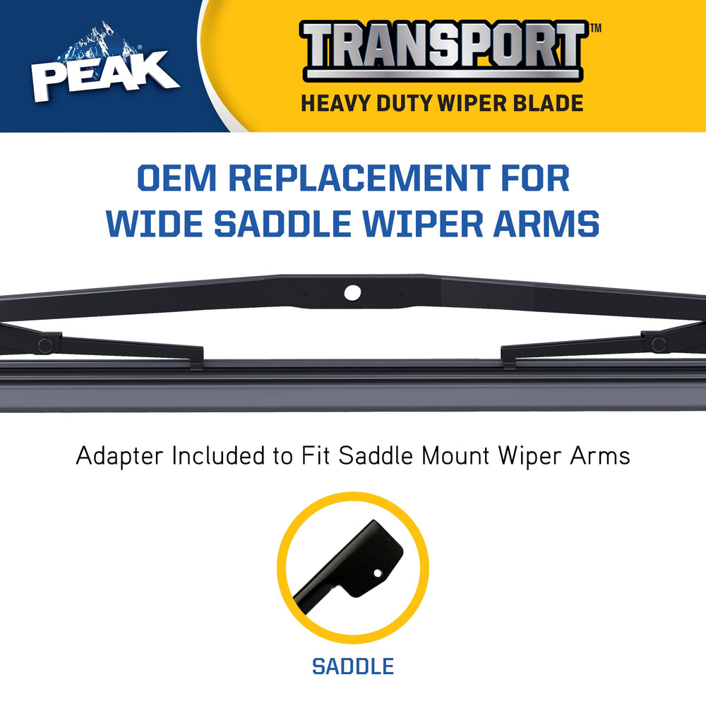 PEAK Transport 36 inch blade beside measuring tape showing correct size fitment
