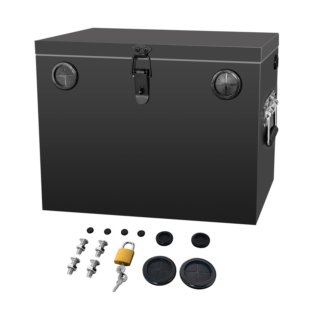 peastorm in rv storage bay showing organized power placement and protection