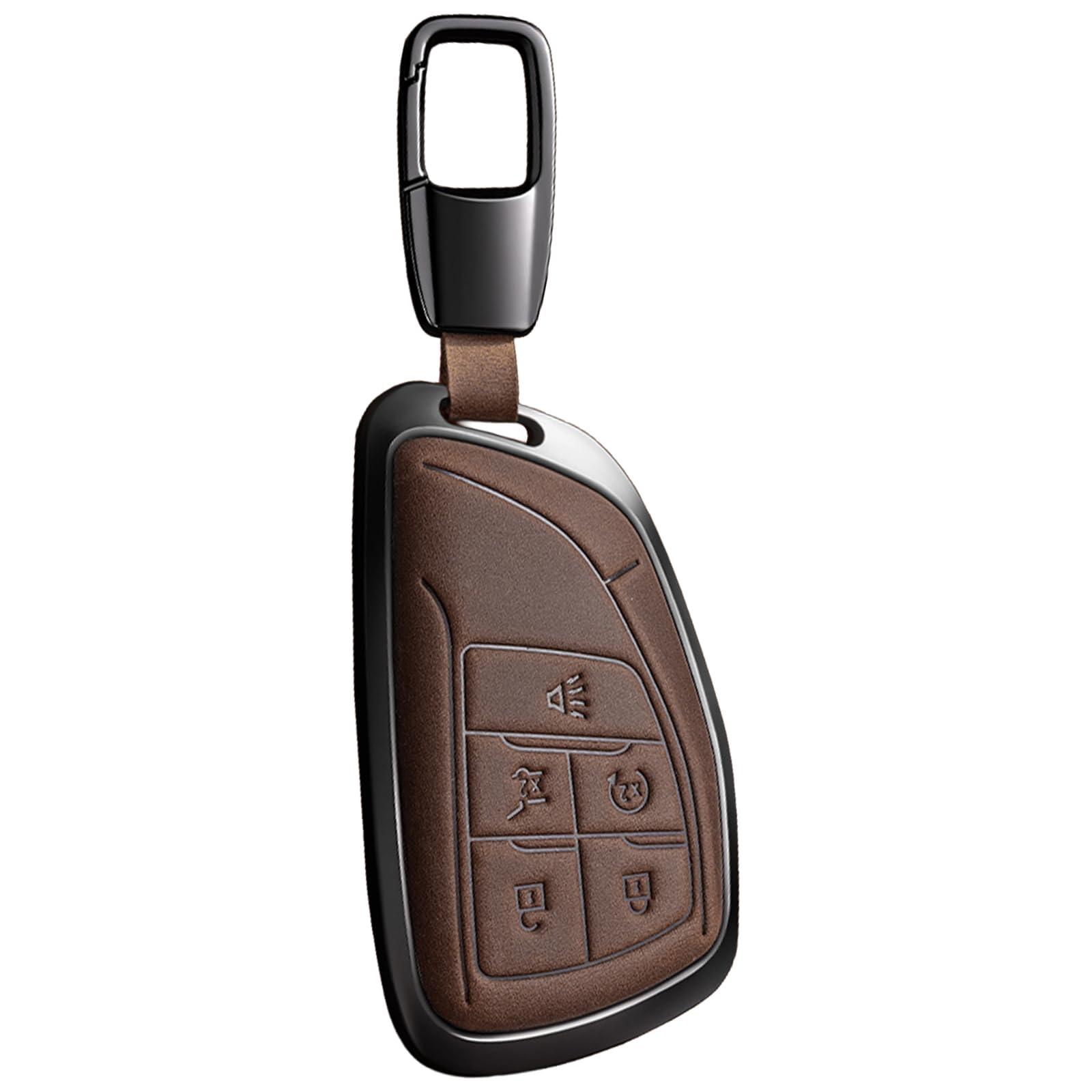 PEICHI front view brown cover showing neat fit and protection