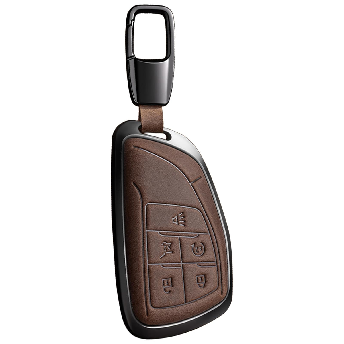 PEICHI front view brown cover showing neat fit and protection