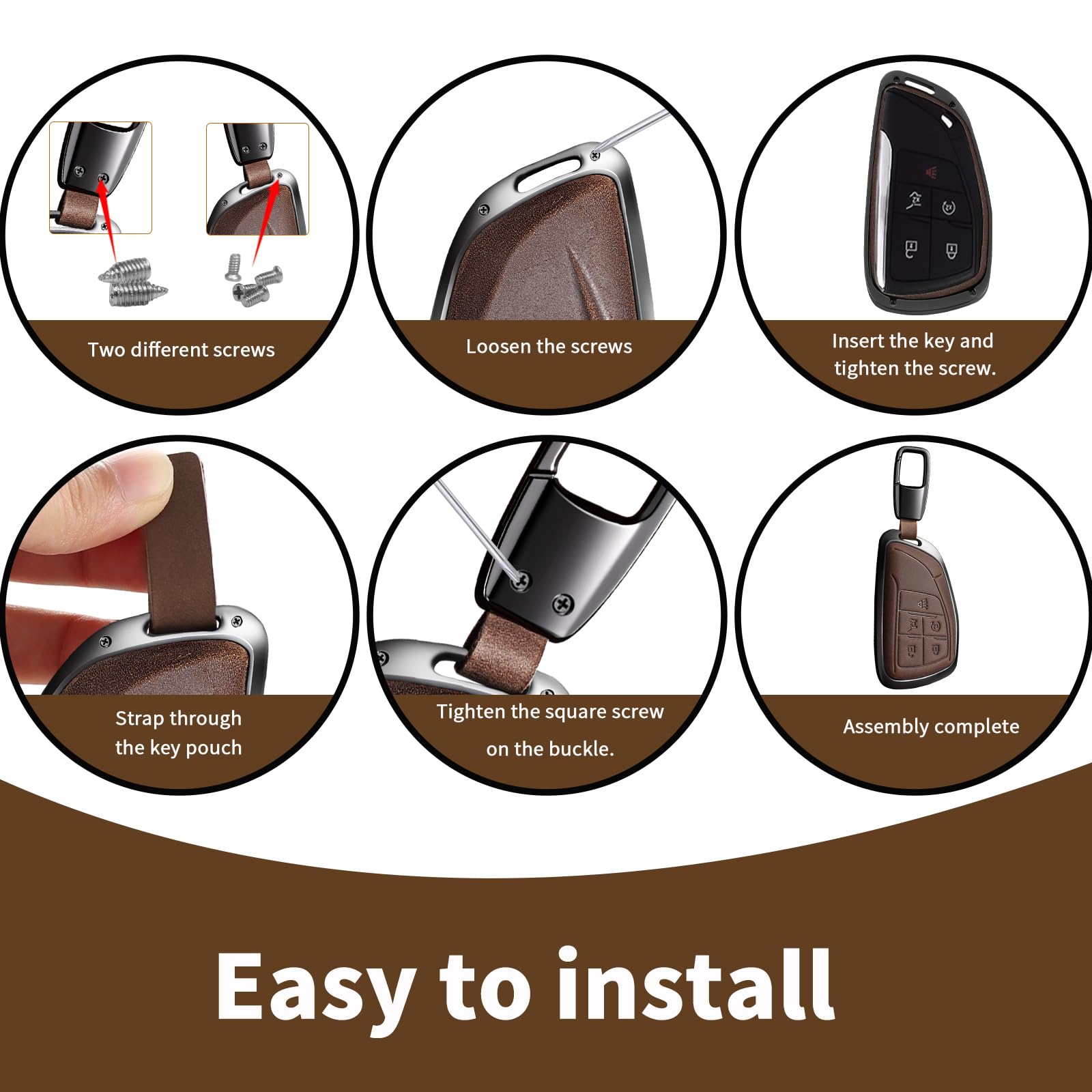 PEICHI screwdriver and hardware kit included for easy installation