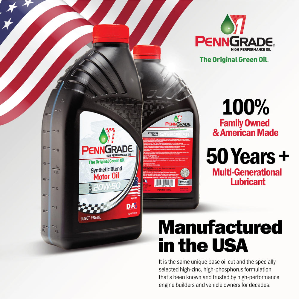 PENN GRADE1 four-pack on workbench for multiple services