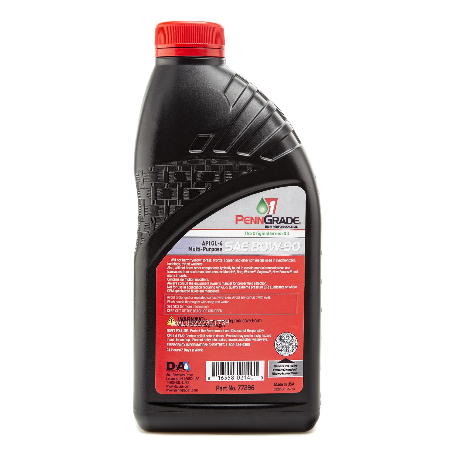 PENN GRADE1 bottle in classic car garage for vintage maintenance