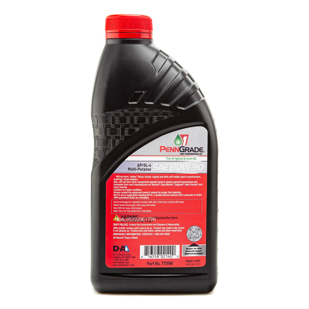 PENN GRADE1 bottle in classic car garage for vintage maintenance