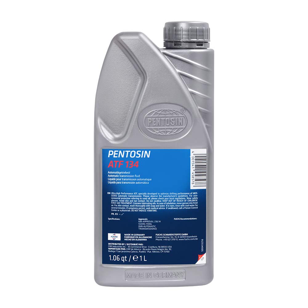 Pentosin ATF 134 pour nozzle closeup for precise controlled topping