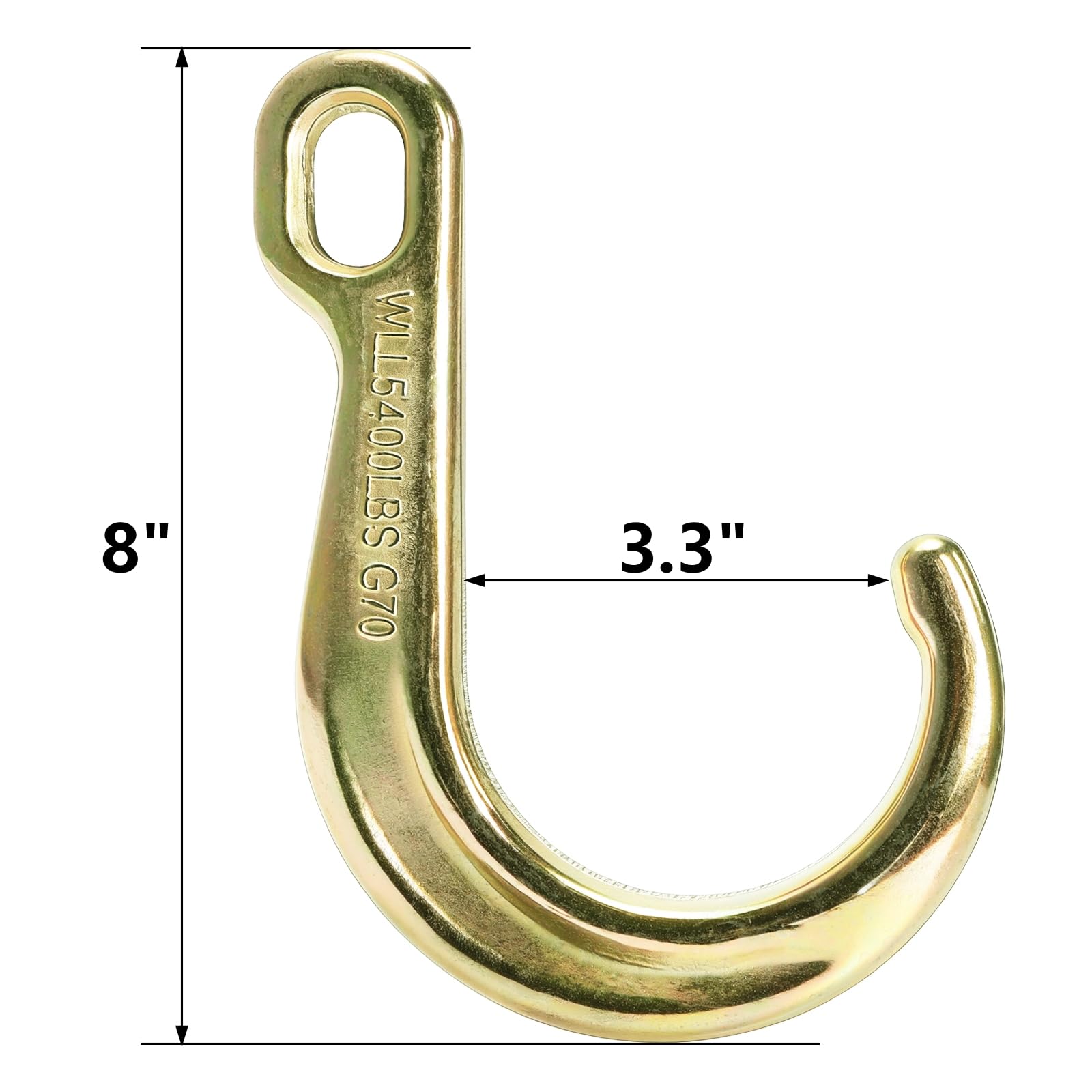 Peohud close-up of winder throat design showing smooth chain feed, faster hookup benefit