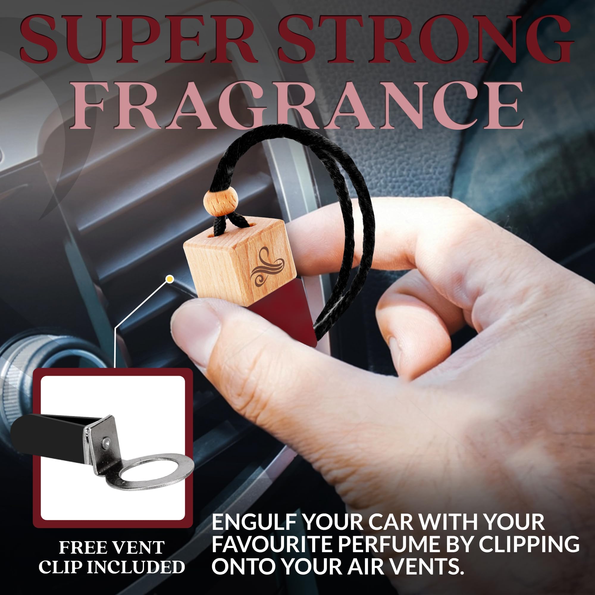 Perfa Opio packaging with accessories including vent clip for versatile installation