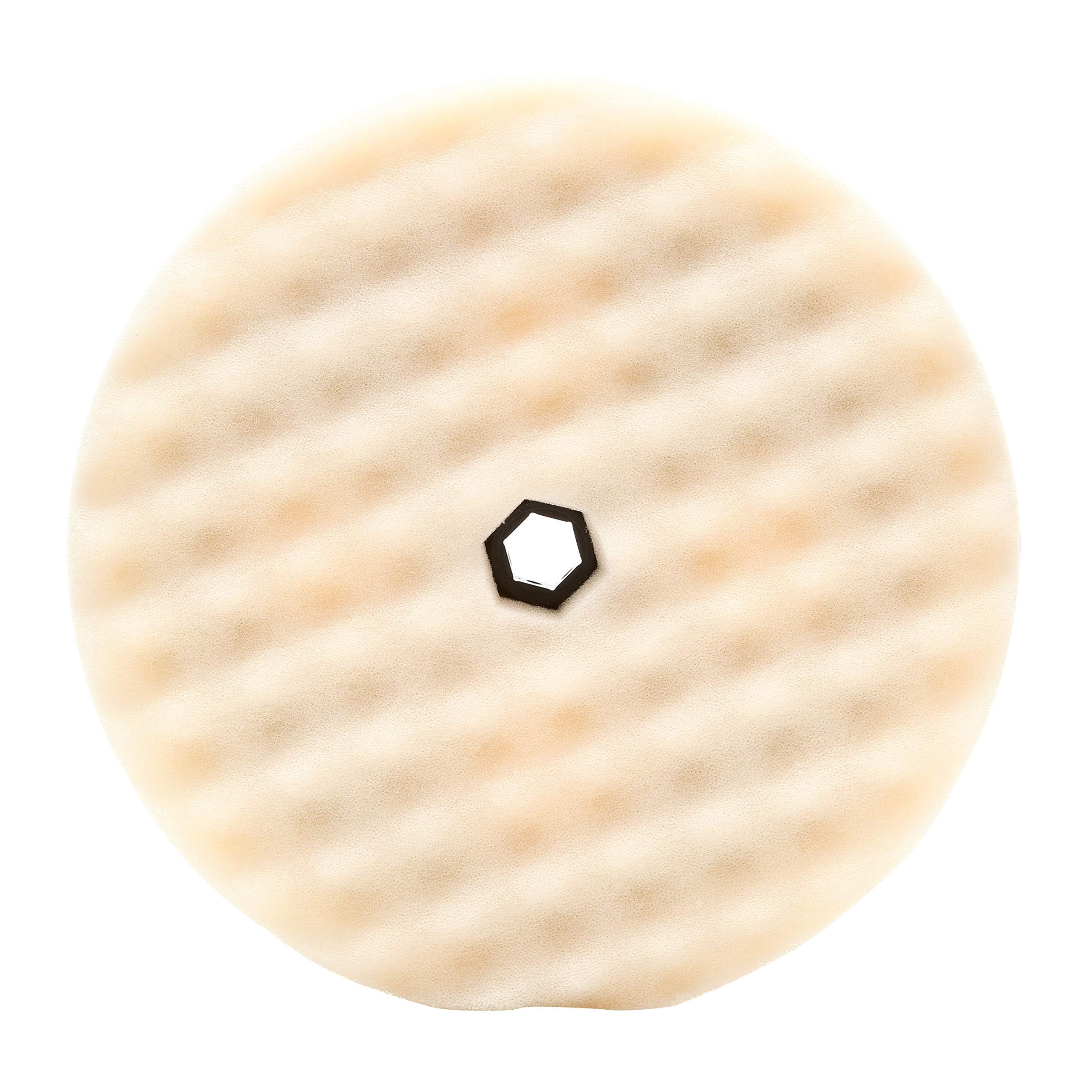 Perfect-It 3M front view of 8-inch white pad showing surface and size advantages