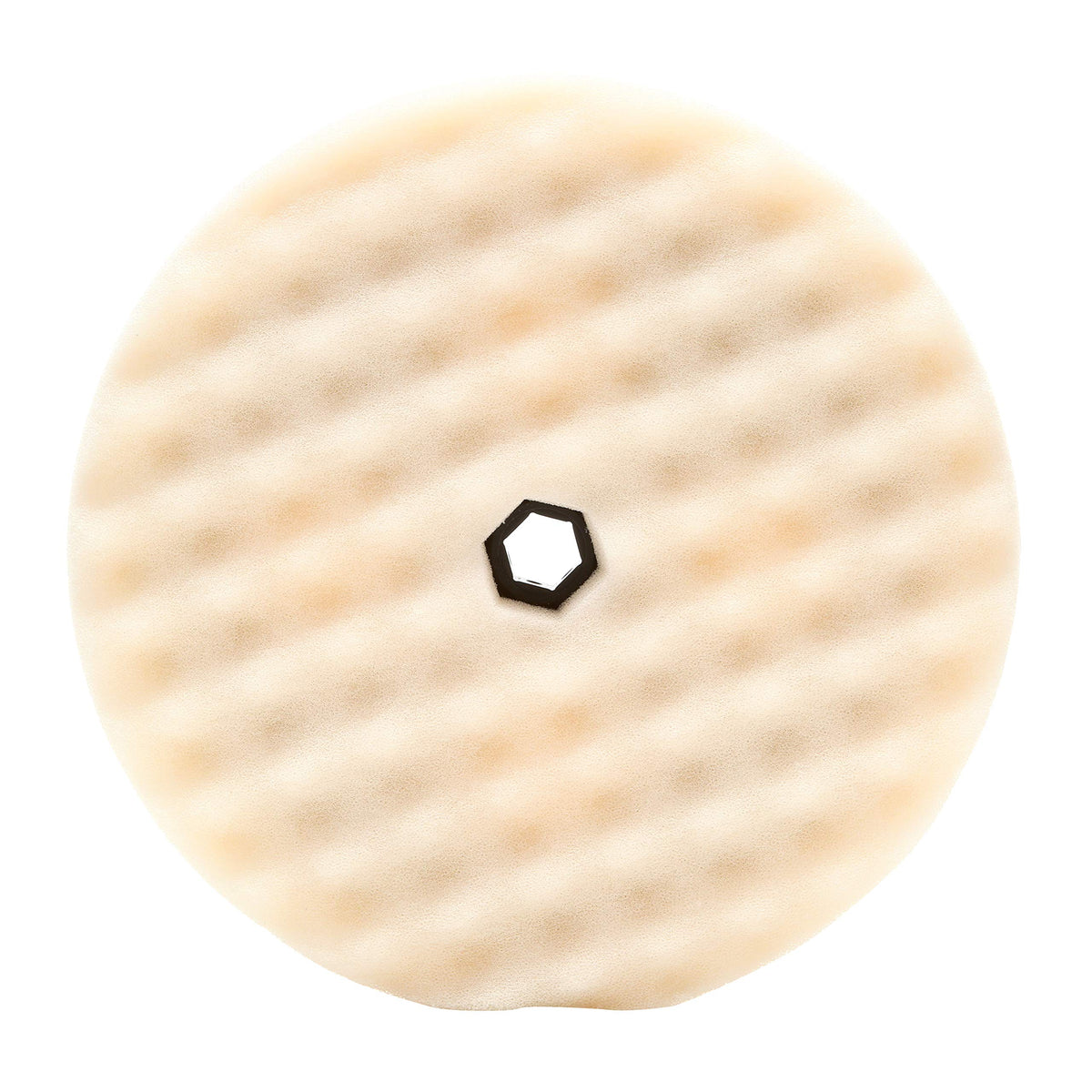 Perfect-It 3M front view of 8-inch white pad showing surface and size advantages