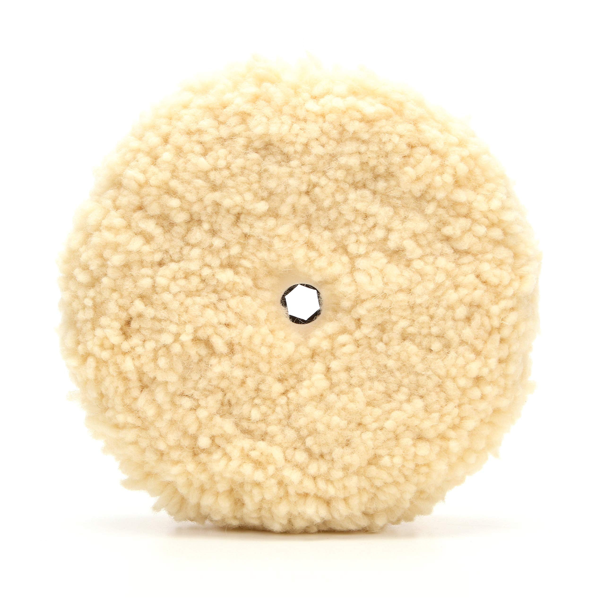 Perfect-It 3M close-up of wool fibers illustrating aggressive cut and even compound spread