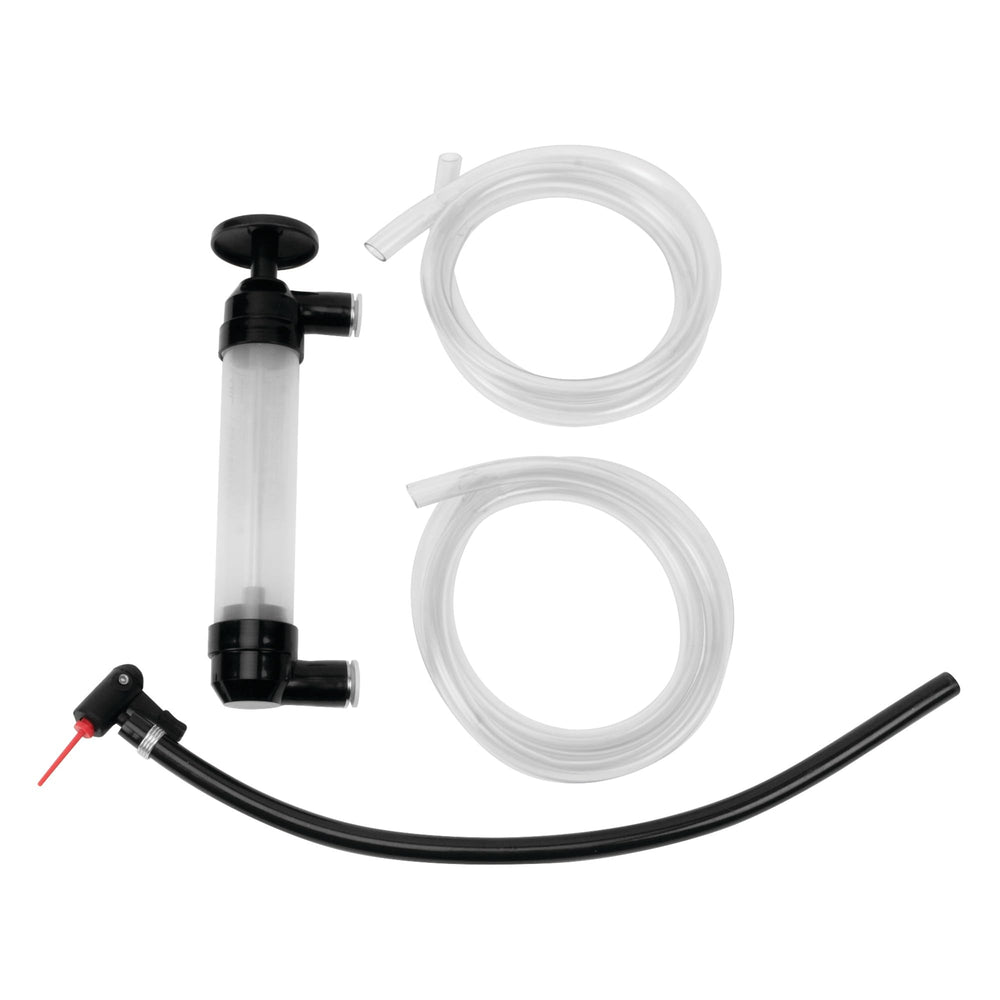 Performance Tool front view of the W1156 pump kit showing components and compact layout for quick use